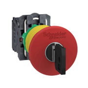 Авариен стоп бутон Schneider Electric тип гъба с пружинно връщане  3 A, 240 V, 1 NC, червен, Harmony XB5 - product - 028 PRA 719