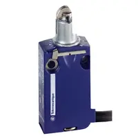Краен изключвател Telemecanique с бутало с ролка  1 NC+1 NO, OsiSense XCMD Standard