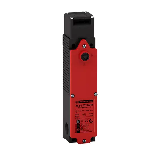 Краен изключвател Telemecanique за вериги за безопасност  0.55-0.75 A, 240 V, 2 NC+2 NO, Preventa XCS