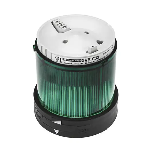 Лампа Schneider Electric сигнална LED панелна  250 V, зелена, Harmony XVB