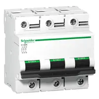 Автоматичен триполюсен прекъсвач Schneider Electric за DIN шина крива D  80 A, 380/415 V, 10 kA, 3P, Acti 9 C120