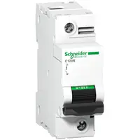 Автоматичен еднополюсен прекъсвач Schneider Electric за DIN шина крива C  100 A, 230 V, 10 kA, 1P, Acti 9 C120