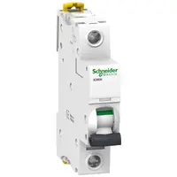Автоматичен еднополюсен прекъсвач Schneider Electric за DIN шина крива C  6 A, 230 V, 6 kA, 1P, Acti 9 iC60