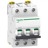 Автоматичен триполюсен прекъсвач Schneider Electric за DIN шина крива C  32 A, 400 V, 6 kA, 3P, Acti 9 iC60