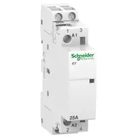 Контактор Schneider Electric модулен автоматичен  2P, 2 NO, 230 V, 25 A, Acti 9 iCT