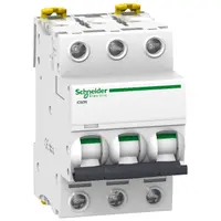 Автоматичен триполюсен прекъсвач Schneider Electric за DIN шина крива C  63 A, 440 V, 6 kA, 3P, Acti 9 iC60