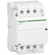 Контактор Schneider Electric модулен автоматичен  3P, 3 NO, 230 V, 40 A, Acti 9 iCT - product - 028 PRA3809