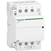 Контактор Schneider Electric модулен автоматичен  3P, 3 NO, 230 V, 40 A, Acti 9 iCT