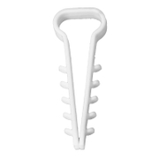 Скоба за монтаж на кабели Simet тип фиба  ф 3.25 мм, 3х1.5 мм2, бял, UWP-3 - product - 028 SMI 499