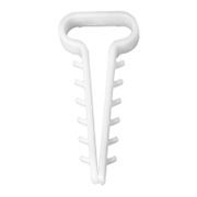 Скоба за монтаж на кабели Simet тип фиба  5х2.5 мм2, бял, UWP-5 - product - 028 SMI 501