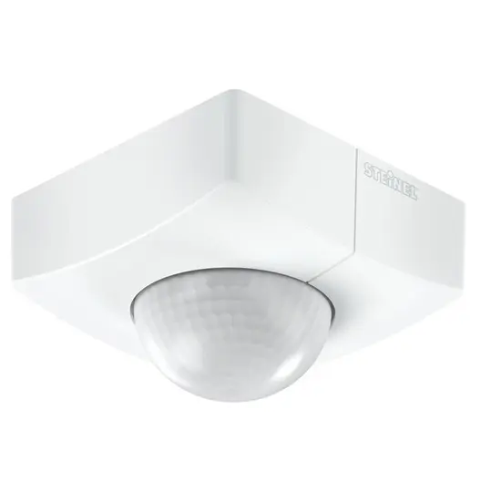 Сензор за присъствие Steinel инфрачервен вътрешен  2000 W, 360 °, 24 м, бял, IS 3360 MX