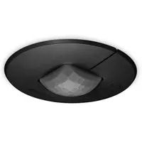 Сензор за присъствие Steinel инфрачервен вътрешен  1000 W, 360 °, 6 м, черен, IR Quattro MICRO