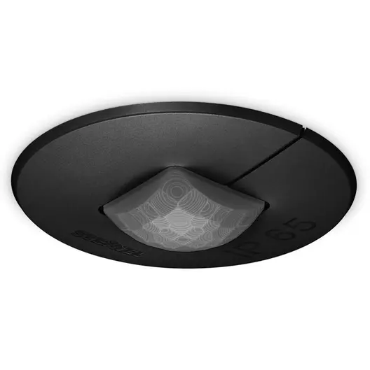 Сензор за присъствие Steinel инфрачервен вътрешен  1000 W, 360 °, 6 м, черен, IR Quattro MICRO