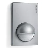 Сензор за движение Steinel инфрачервен външен  1000 W, 180 °, 12 м, сребро, IS 180-2