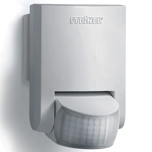 Сензор за движение Steinel инфрачервен външен  600 W, 130 °, 12 м, бял, IS 130-2