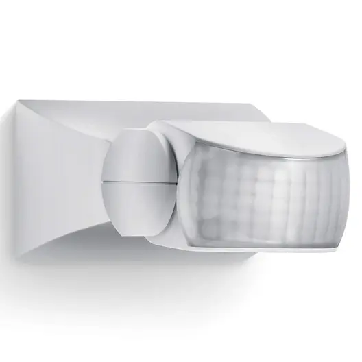 Сензор за движение Steinel инфрачервен външен  500 W, 120 °, 10 м, бял, IS 1