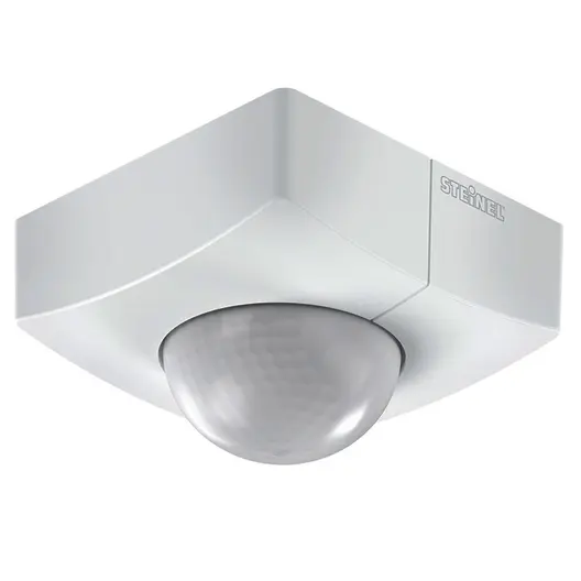 Сензор за движение Steinel инфрачервен външен  2000 W, 360 °, 30 м, бял, IS 345 MX Highbay