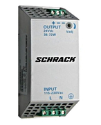 Захранване Schrack Technik електронно  230 V, 24 DC V, 72 VA - product - 028 SRK4305