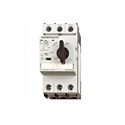 Прекъсвач моторен Schrack Technik с термомагнитна защита триполюсен  3P, 2.2-3.2 А, 690 V