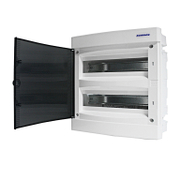 Табло електроразпределително Schrack Technik апартаментно за скрит монтаж  357x392x106 мм, 40 IP, бяло/опушена врата, 36 модула - product - 028 SRK4427