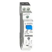 Бутон Schrack Technik модулен за DIN шина  16 A, 230 V, 1 NO + 1 NC