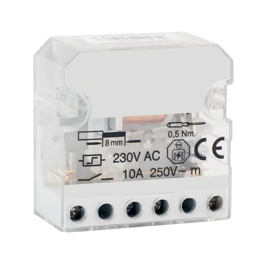 Реле Schrack Technik импулсно еднополюсно  10 A, 1 CO, 1P, AC, 230 V, LQ203230-A