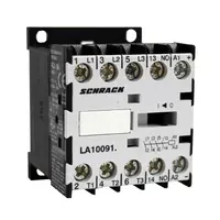 Контактор Schrack Technik автоматичен постояннотоков  3P, 1 NO, 24 DC V, 9 A, LA100915