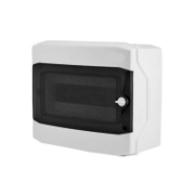 Табло електроразпределително Schrack Technik апартаментно противовлажно за открит монтаж  319x259x144 мм, 65 IP, бяло/опушена врата, 12 модула, BK080202 - product - 028 SRK5799