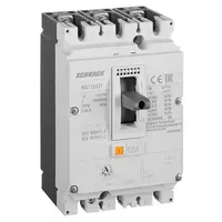 Прекъсвач мощностен Schrack Technik автоматичен тип А-1 регулируем  125 A, 36 kA, 3P, 690 V, 87.5-125 А, MX1