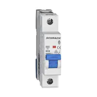 Автоматичен еднополюсен прекъсвач Schrack Technik за DIN шина крива C  6 A, 230 V, 6 kA, 1P, Amparo