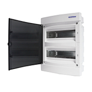 Табло електроразпределително Schrack Technik апартаментно за скрит монтаж  357x283x106 мм, 40 IP, бяло/опушена врата, 24 модула - product - 028 SRK1185