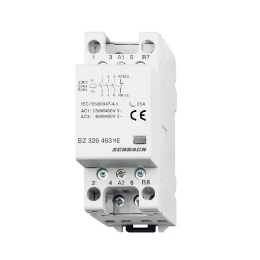 Контактор Schrack Technik модулен автоматичен  4P, 3 NO + 1 NC, 230 V, 25 A, Amparo