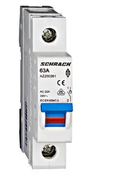 Прекъсвач Schrack Technik ръчен товаров еднополюсен шалтер  63 A, 1P, 230 V, Amparo