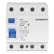 Дефектнотокова защита Schrack Technik 4P тип AC  40 A, 30 mA, 10 kA, Amparo - product - 028 SRK2169
