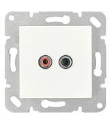 Розетка Schrack Technik за аудиосистеми  20 IP, бял - product - 028 SRK2534