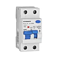 Дефектнотокова защита Schrack Technik с прекъсвач 1P+N  16 A, 30 mA, 6 kA, Amparo