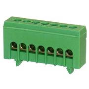 Заземителна клема Schrack Technik изолирана  10 мм2, 63 A, 7 гнезда - product - 028 SRK3519