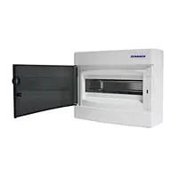 Табло електроразпределително Schrack Technik апартаментно за открит монтаж  236x287x112 мм, 40 IP, бяло/опушена врата, 12 модула