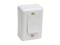 Звънчев бутон Amig без светлинна индикация  250 V, 6 A, открит монтаж, бял, 3835 - product - 028 TEK2311