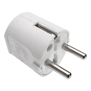 Щепсел as - Schwabe монофазен шуко пластмасов 16 A, 230 V, бял - product - 028 UNI 464