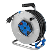 Удължител на кабели as - Schwabe на метална макара  25 м, 3x1.5 мм2, ШВПС-В, 4 гнезда - product - 028 UNI3081