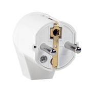 Щепсел as - Schwabe монофазен шуко ъглов 16 A, 230 V, бял - product - 028 UNI3354