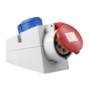 Електрически промишлен контакт as - Schwabe моно- и трифазен за панелен монтаж  3P+N+E, 44 IP - product - 028 UNI3366