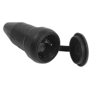 Електрически противовлажен контакт as - Schwabe тип куплунг  16 A, 44 IP, черен - product - 028 UNI3361