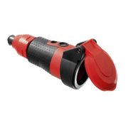 Електрически противовлажен контакт as - Schwabe тип куплунг  16 A, 54 IP, червен - product - 028 UNI3431