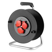 Макара as - Schwabe пластмасова без кабел за удължител  за 40 м, 3 гнезда - product - 028 UNI3465