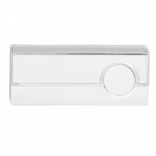 Звънчев бутон Zamel със светлинна индикация  250 V, бял, 1 A, открит монтаж, Sundi PDH-227