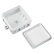 Разклонителна кутия Tridonic PVC, противовлажна  открит монтаж, 75x75x37 мм, 54 IP, сива - product - 028 VAT 675