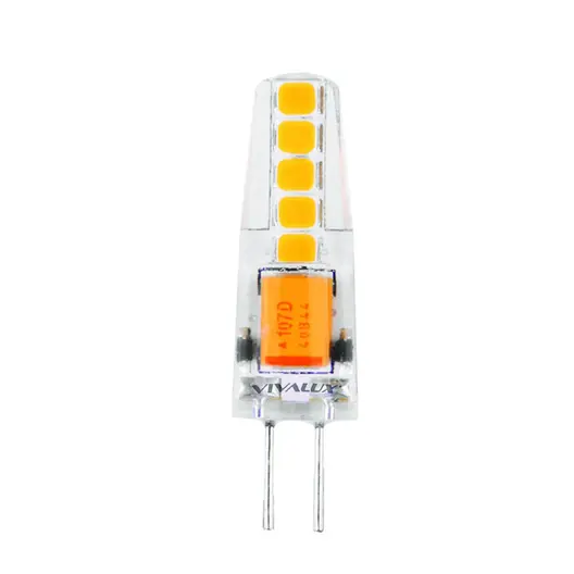 LED капсула Vivalux G4 с топло бяла светлина  2 W, 3000 K, 12 V, Nova LED NOL LED 2W G4 WW