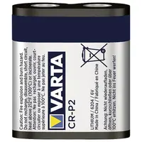 Батерия Varta кръгла литиева  6 V, CR-P2, CR-P2